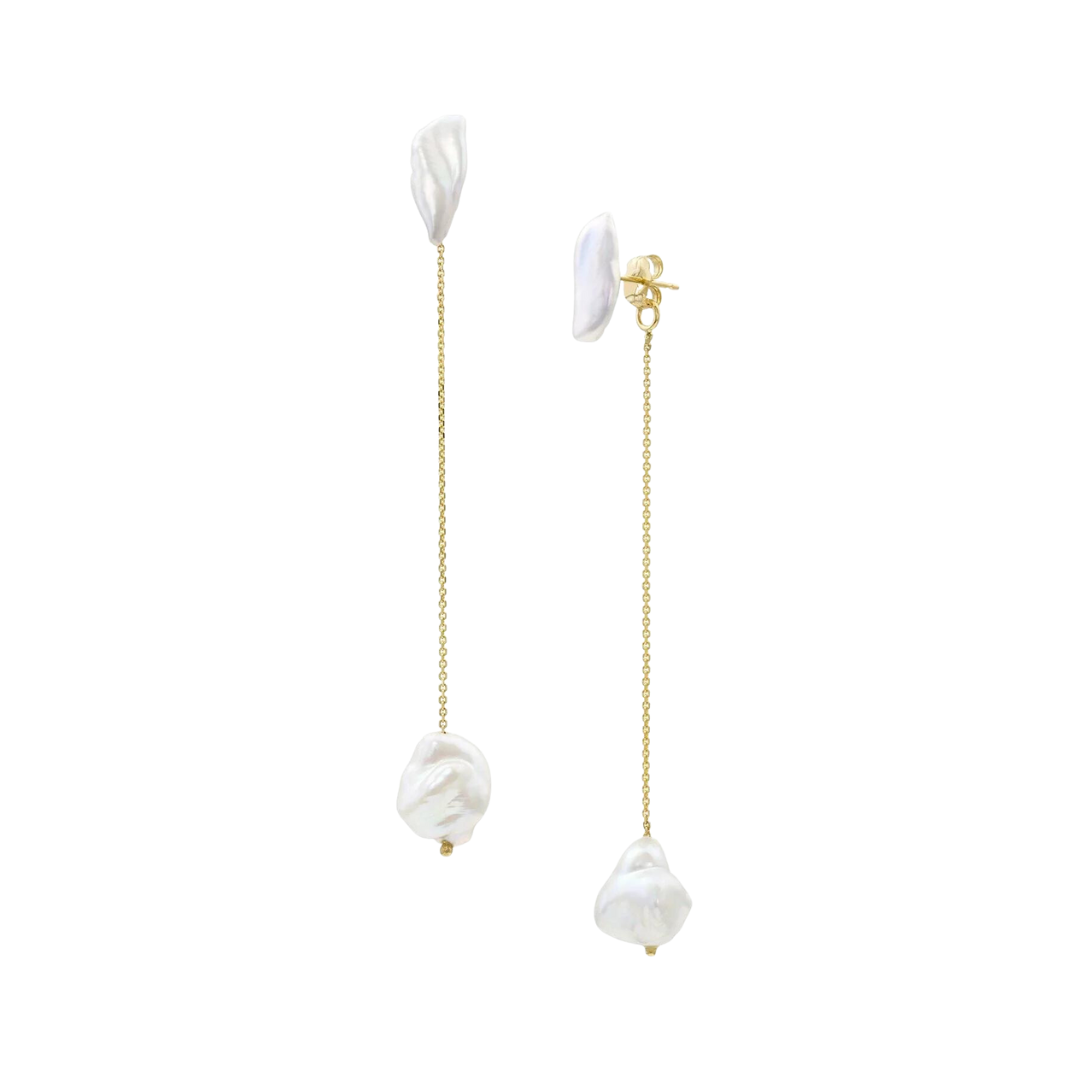 Lagniappe Pearl Drop Earrings — Wedding Day Edit