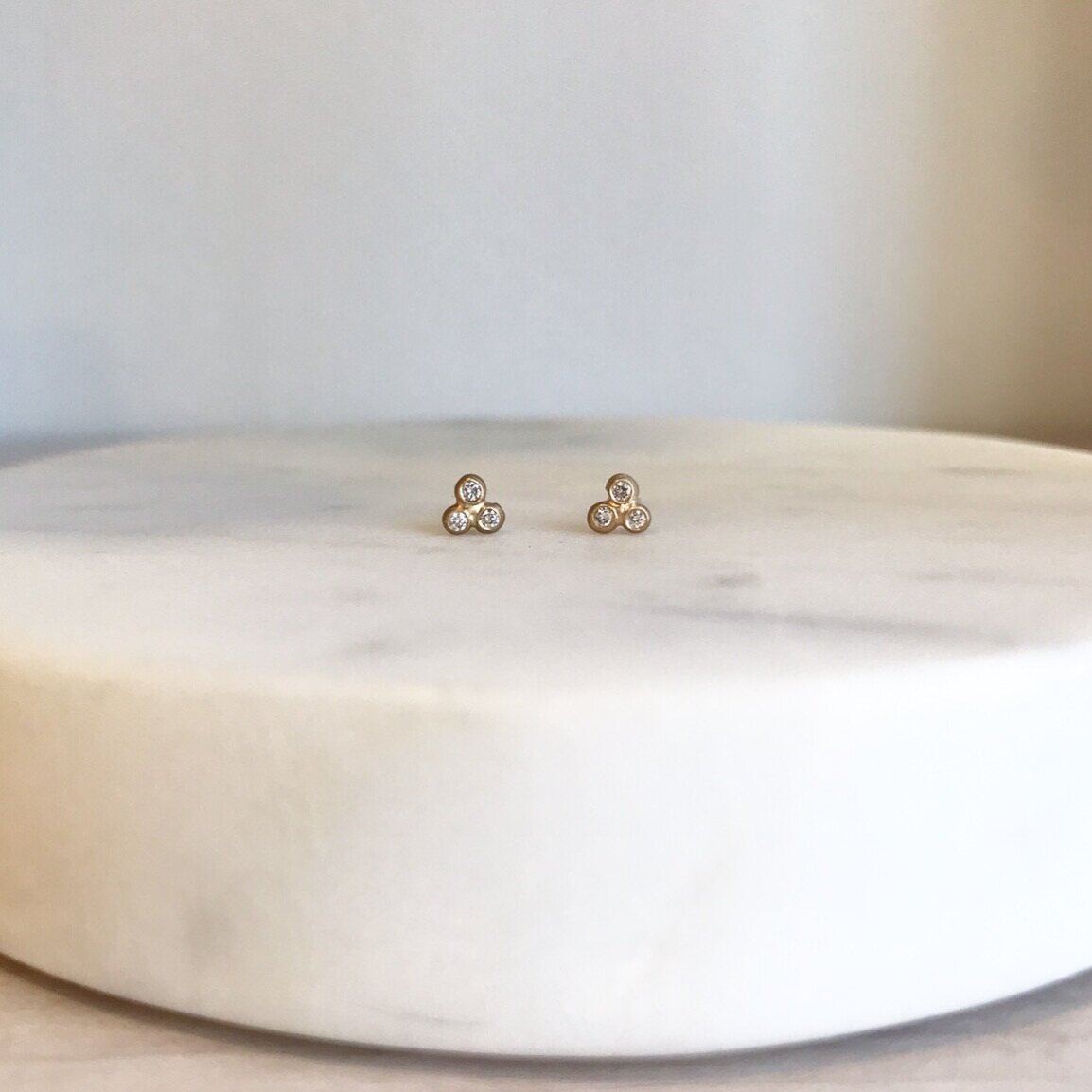 3 Granule Diamond Studs