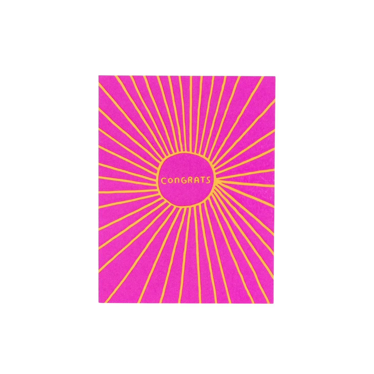 Congrats Sunbeam Card