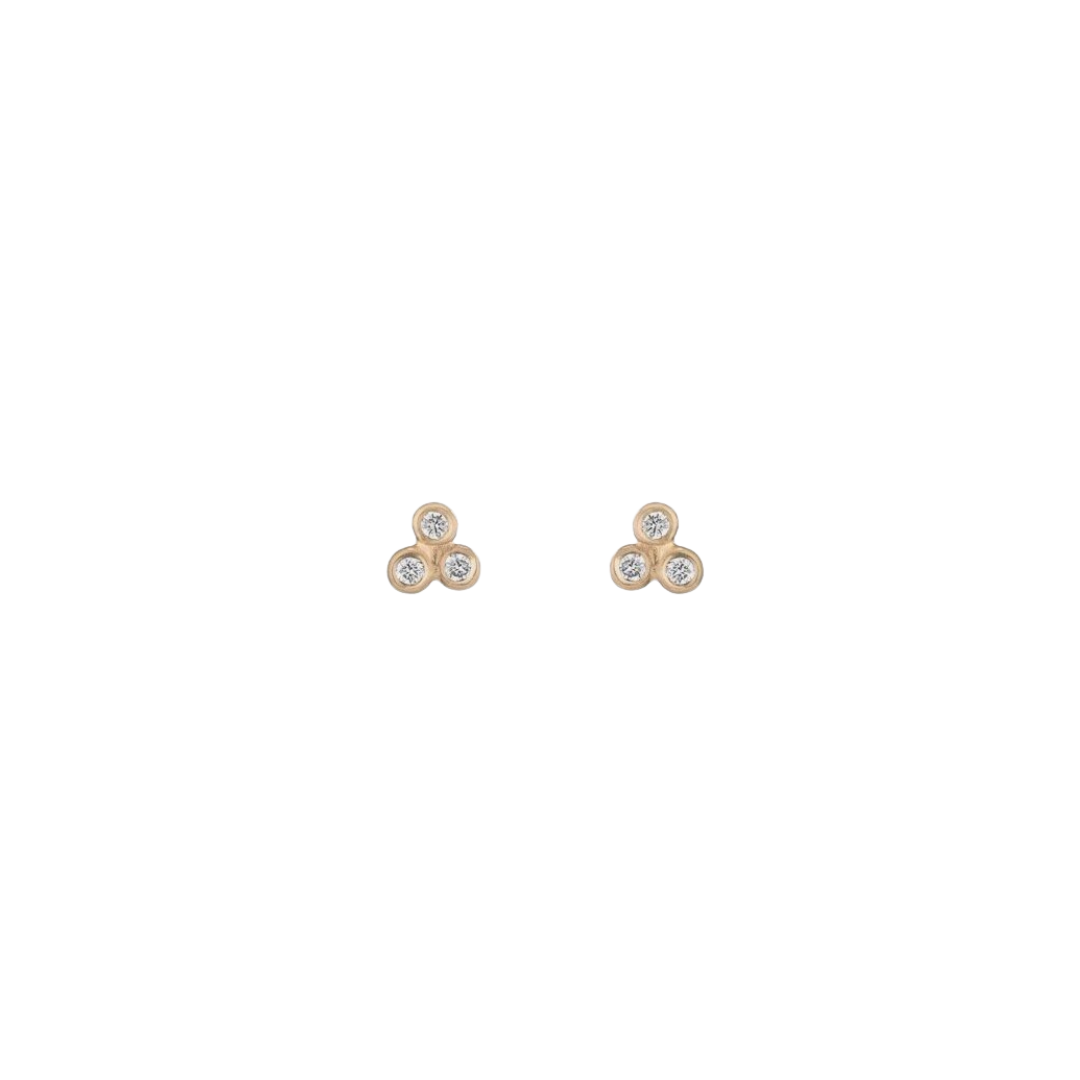 3 Granule Diamond Studs