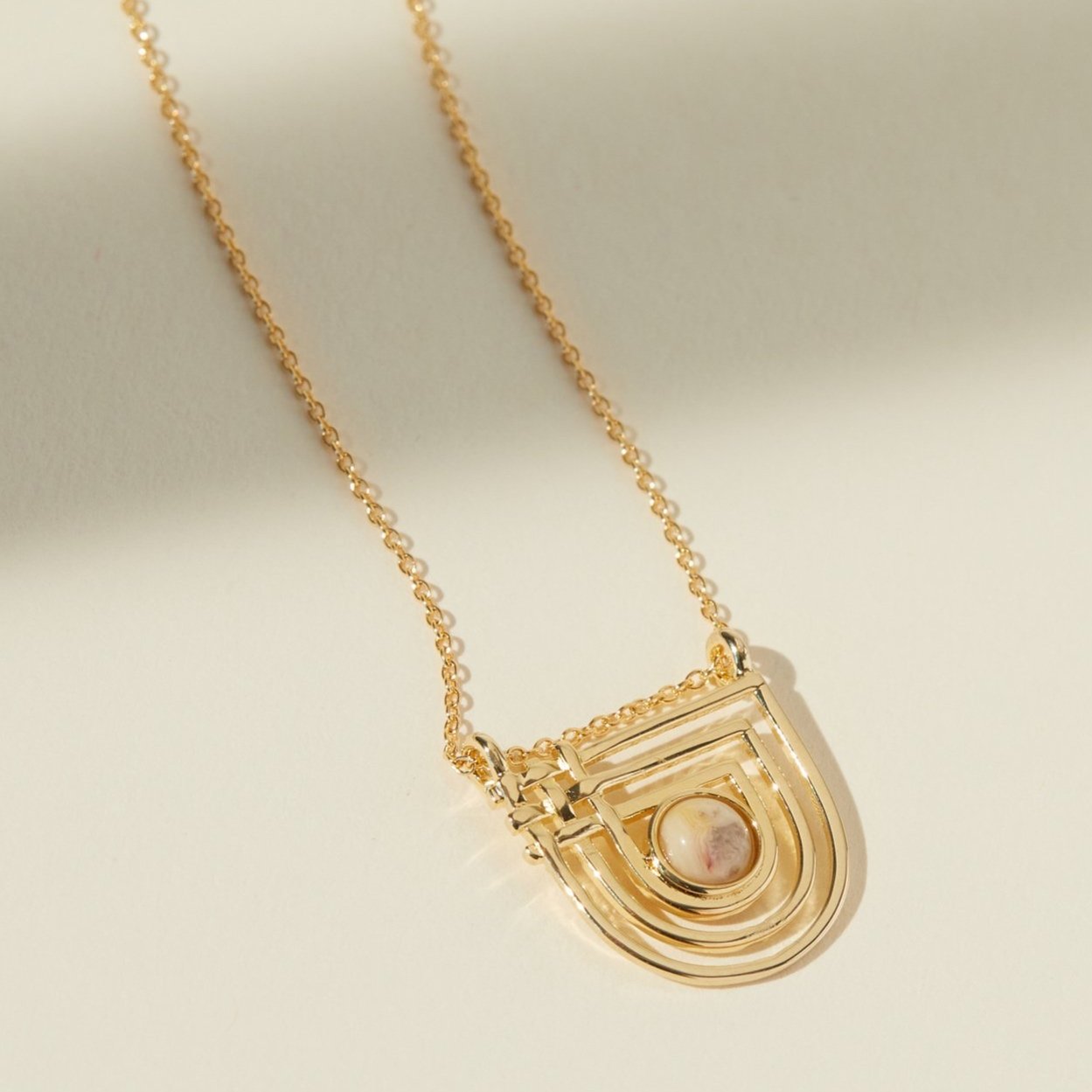 Lindsey Lewis Golden Era Necklace - Agate