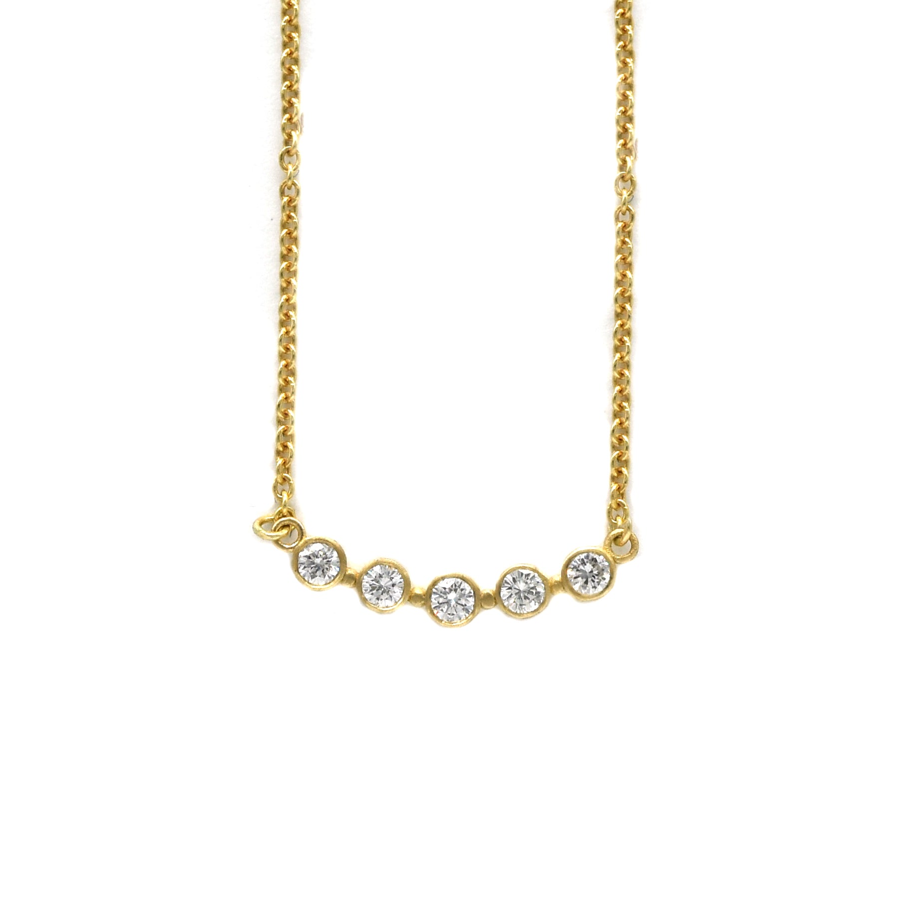 Diamond Beaded Necklace