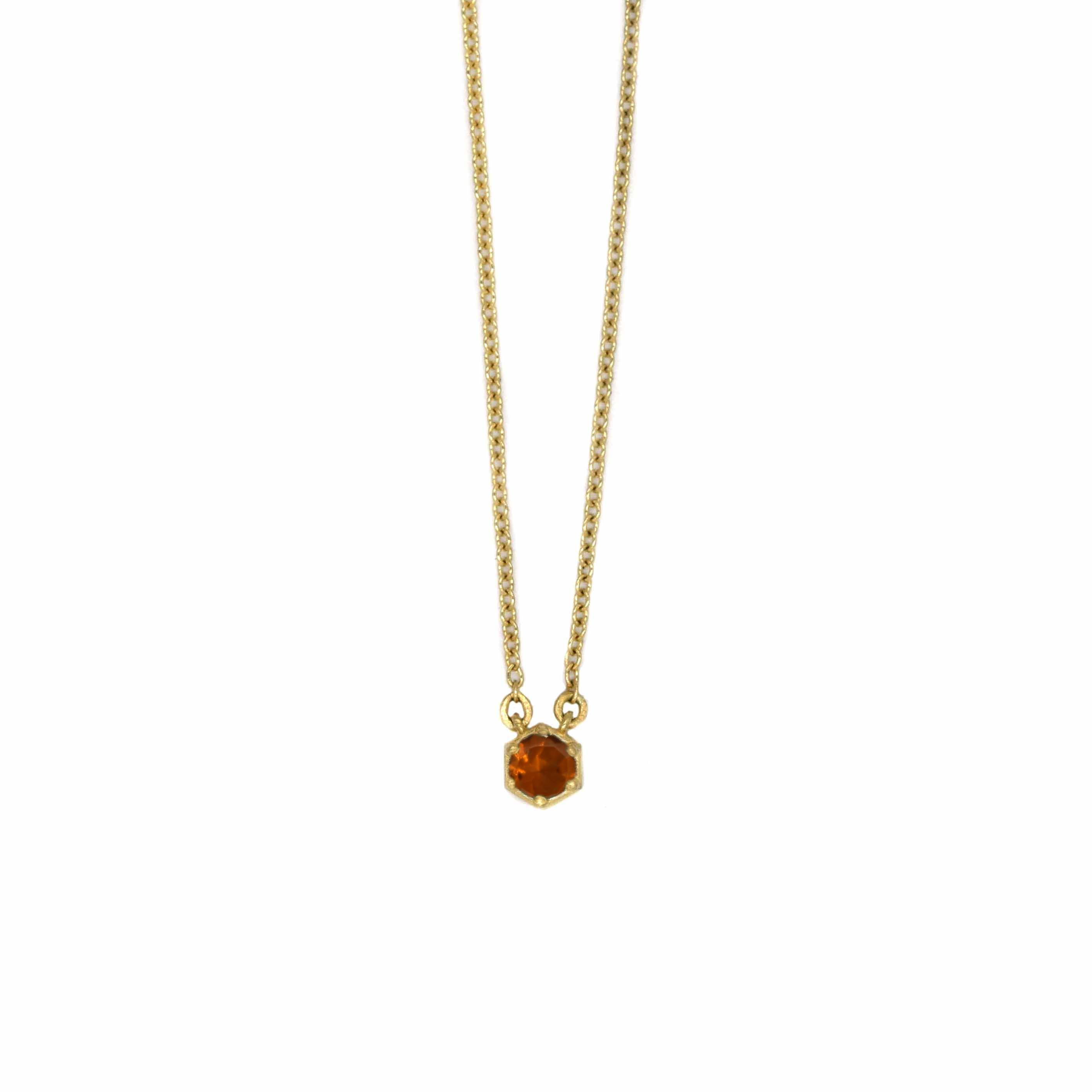 Birthstone Pendant - Citrine