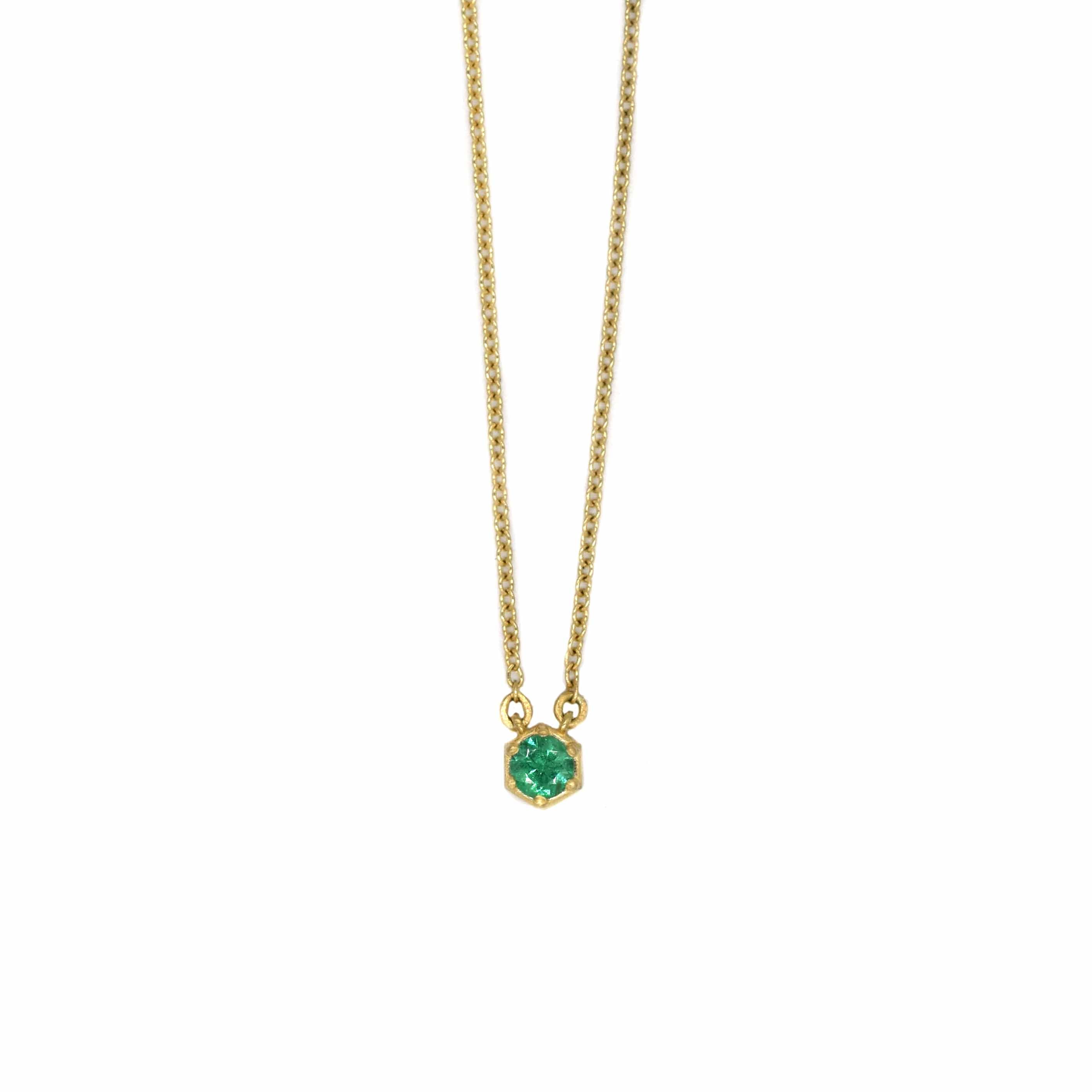 Birthstone Pendant - Emerald