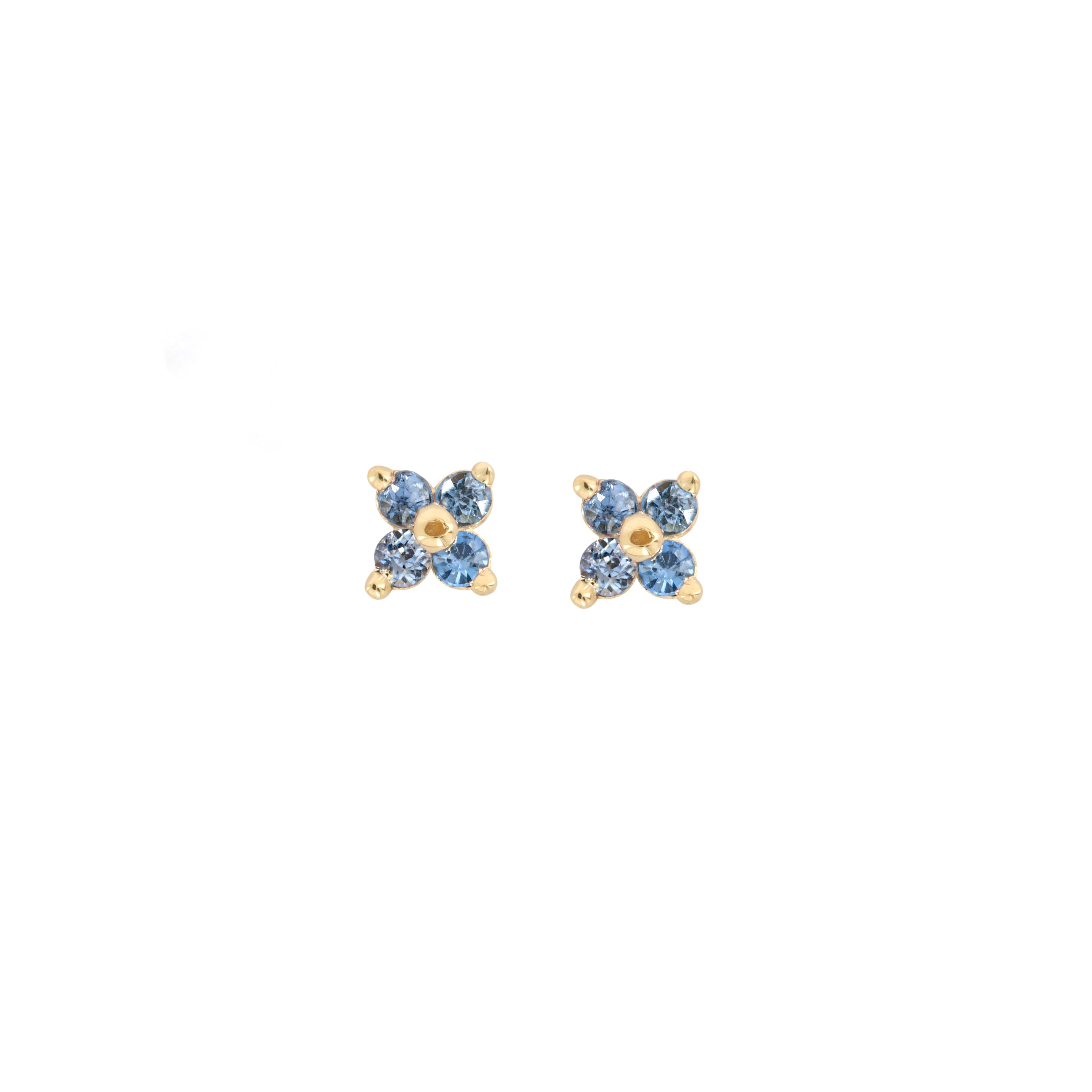Clover Studs - Sky