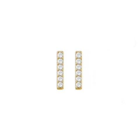 Diamond Bar Studs