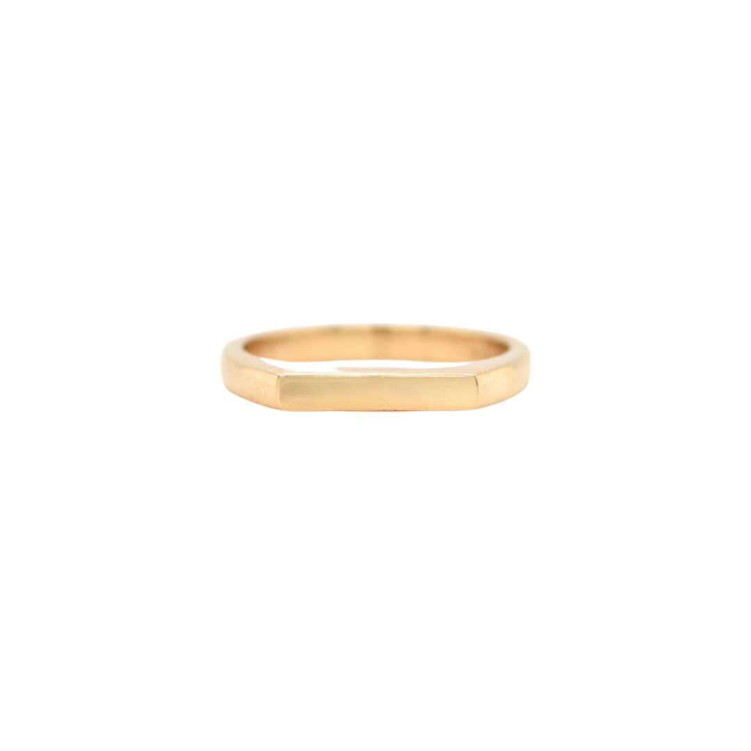 Flat Signet Ring