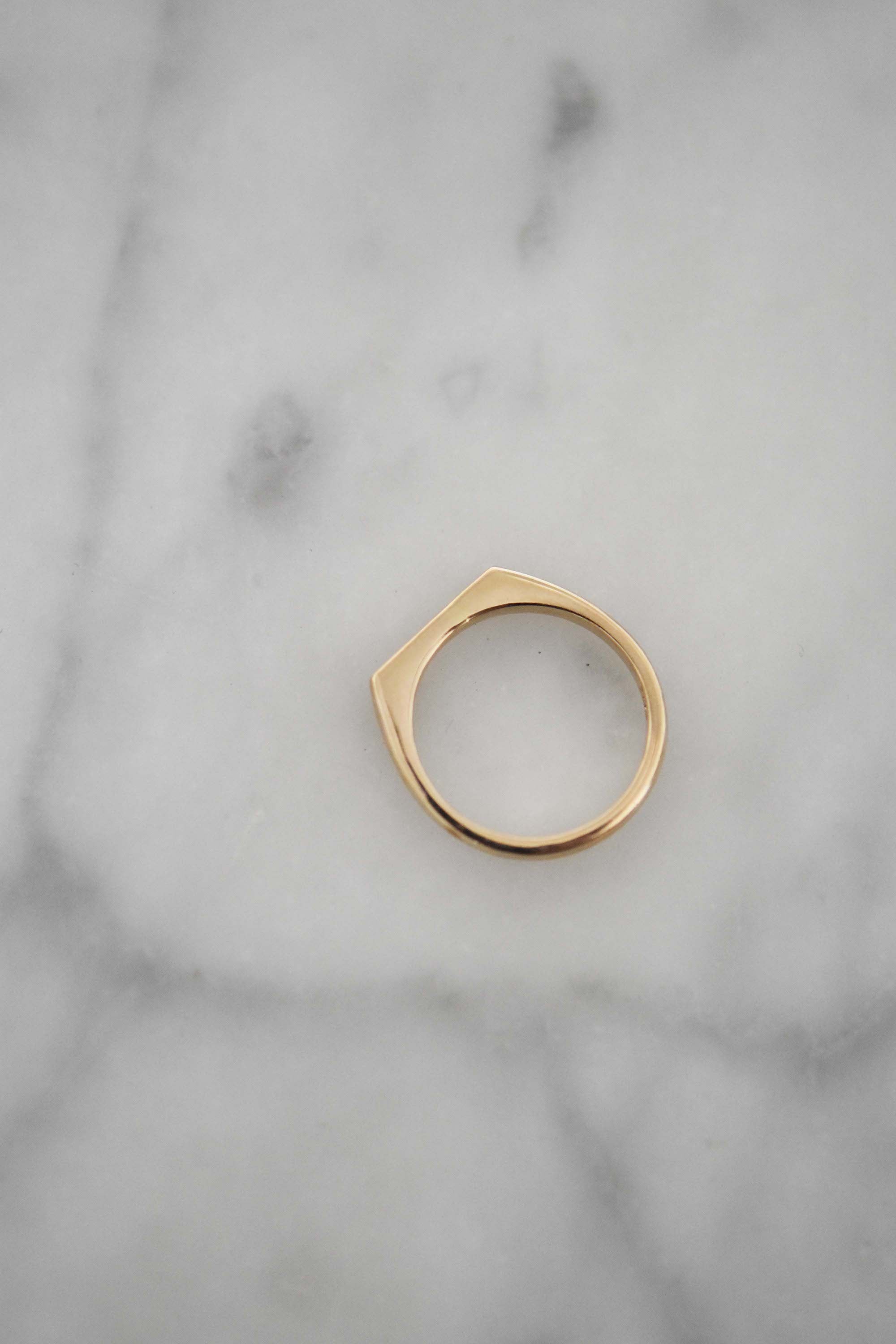 Flat Signet Ring