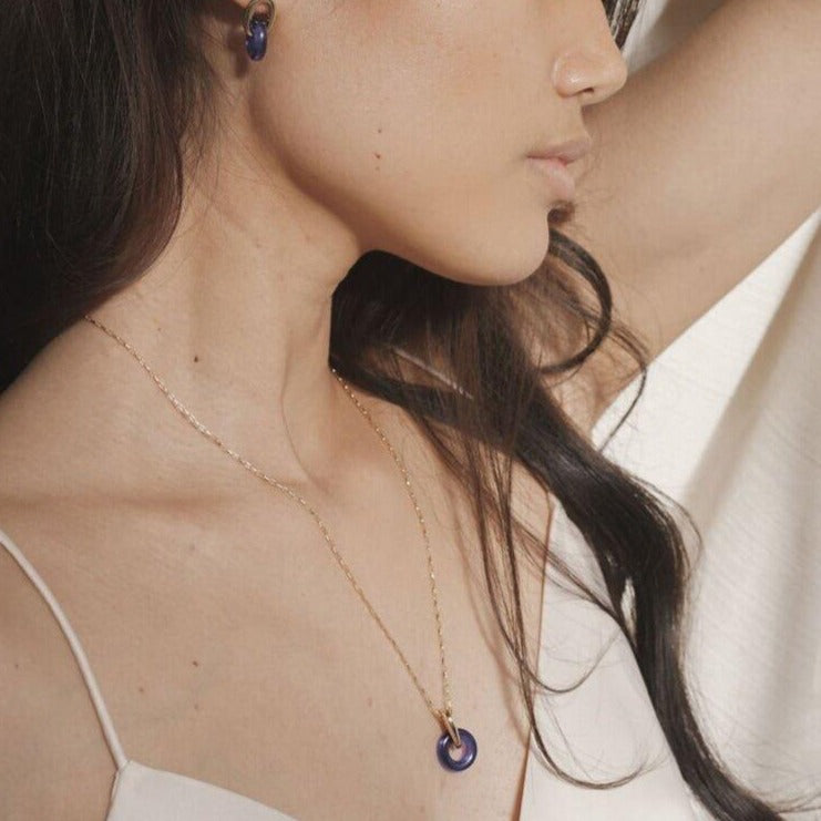 Anna Necklace - Cobalt