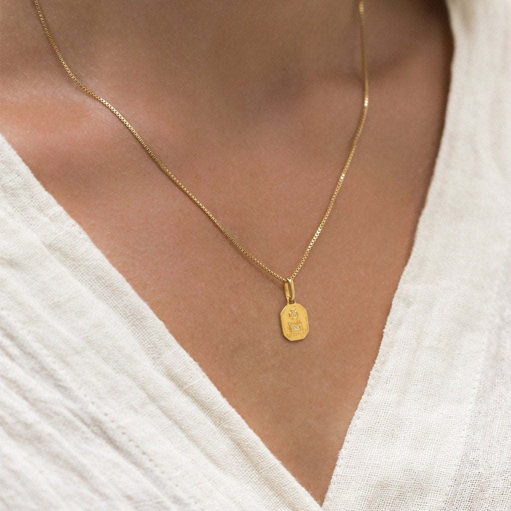Love Token Necklace - Square