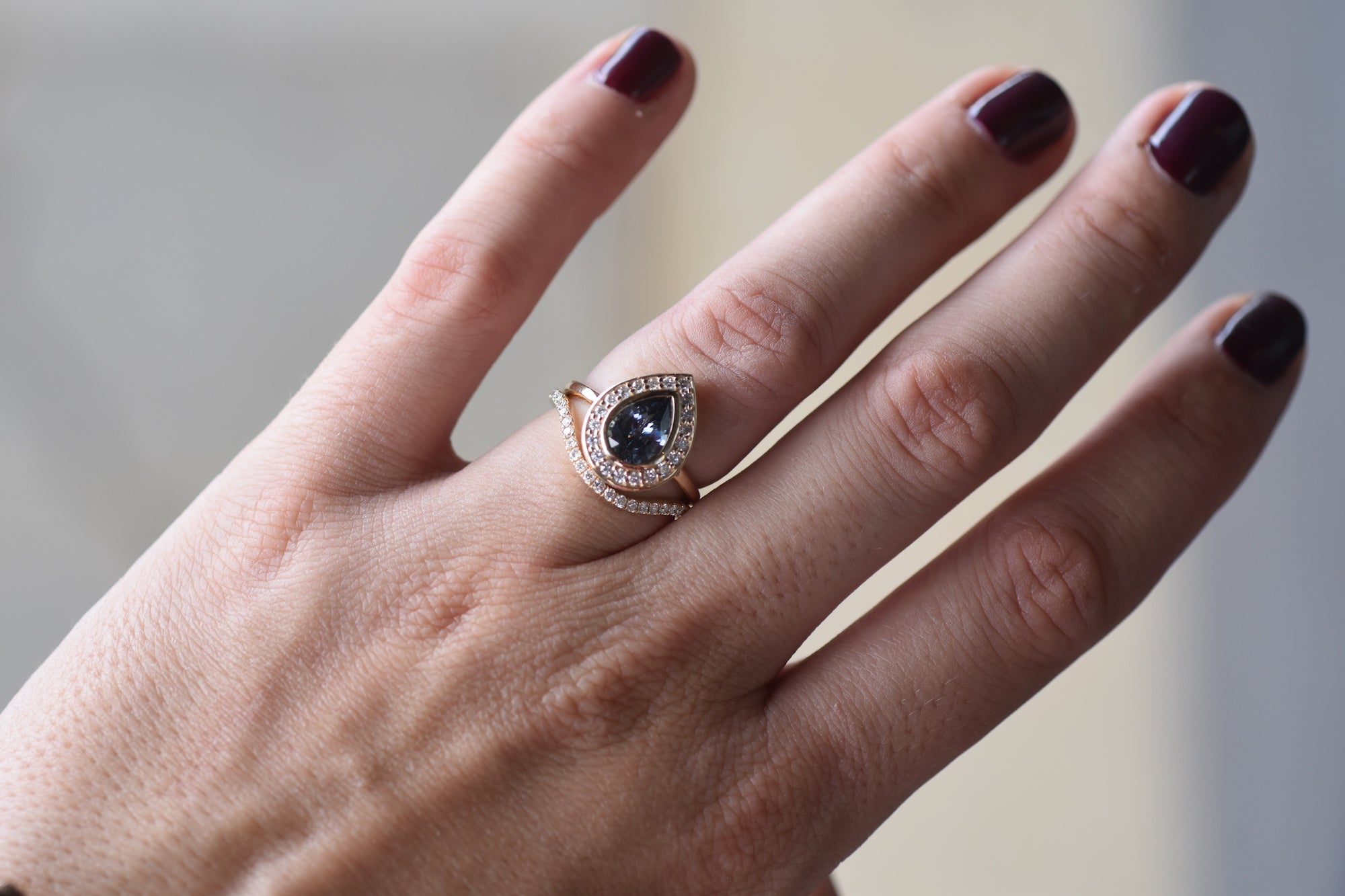 Curved Diamond Band
