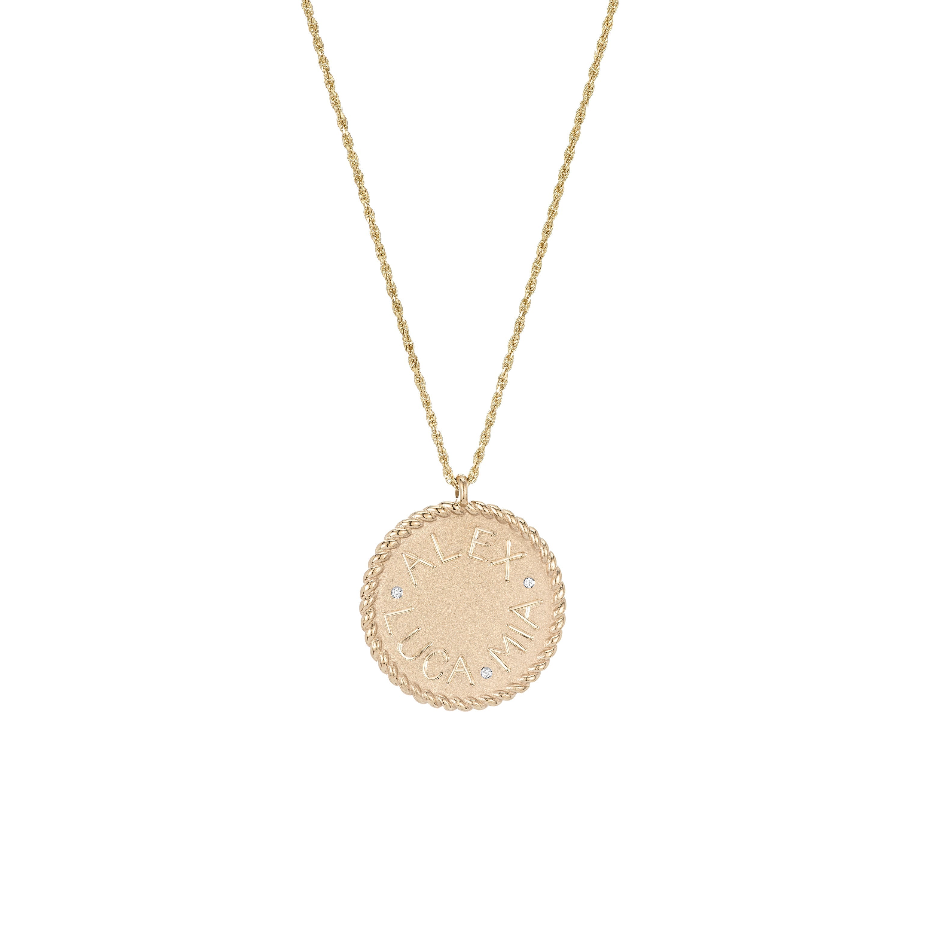 Imperial Disc Necklace