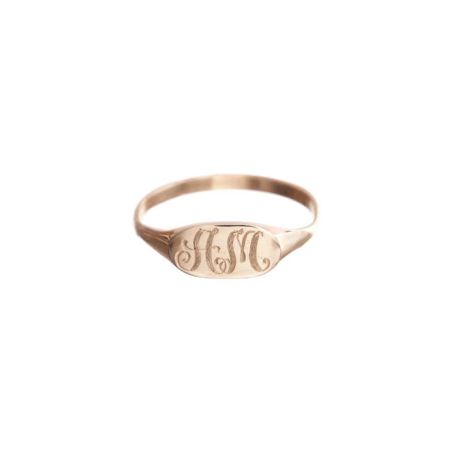 Petite Signet Ring — Customized + Collected Trunk Show
