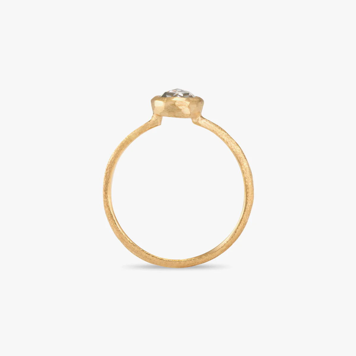 Rose Cut Solitaire Ring