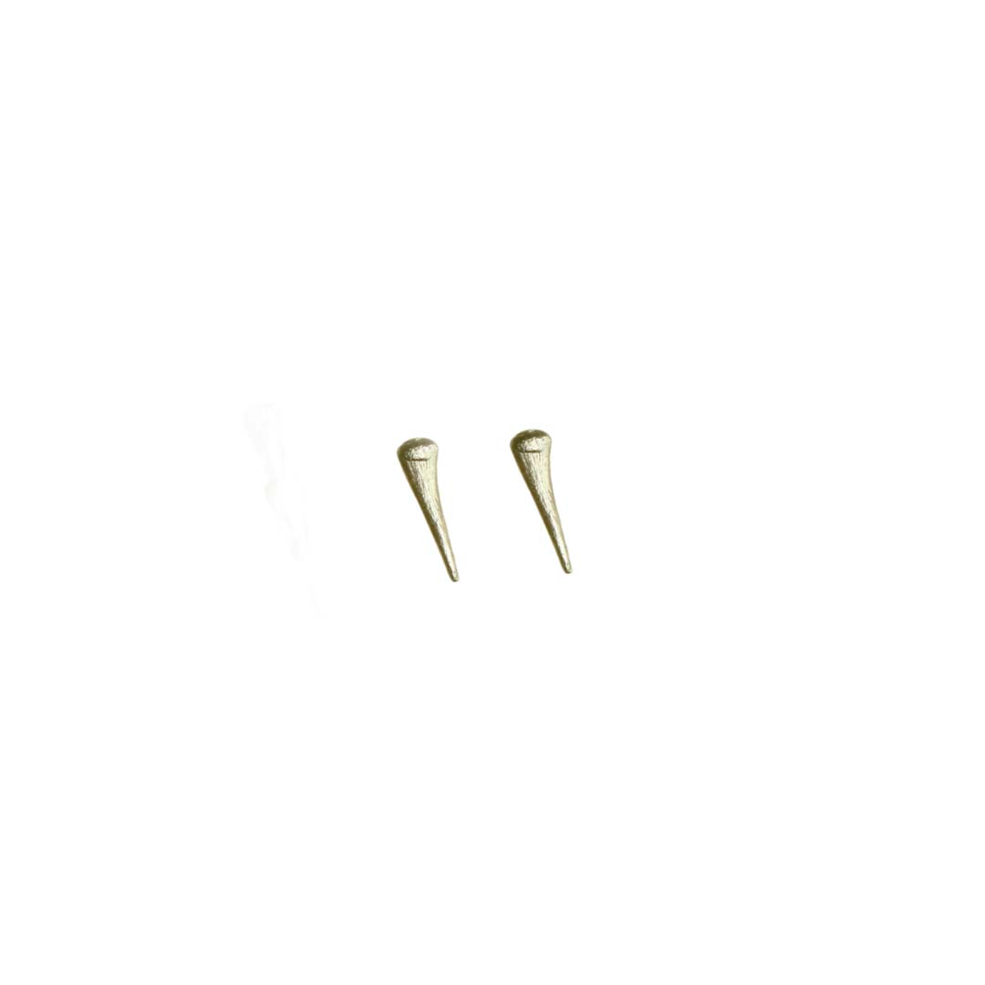 Wild Rose Thorn Studs - Gold