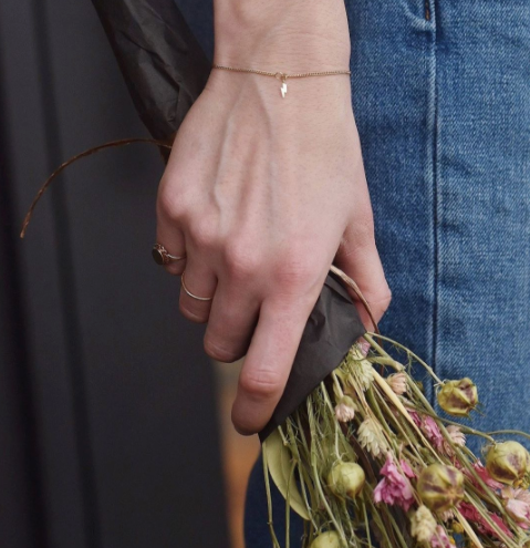 Welded Endless Bracelet - Gold Star Charm