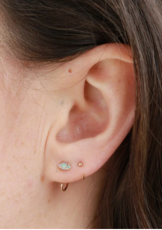 Marquis Opal Hugger Hoops