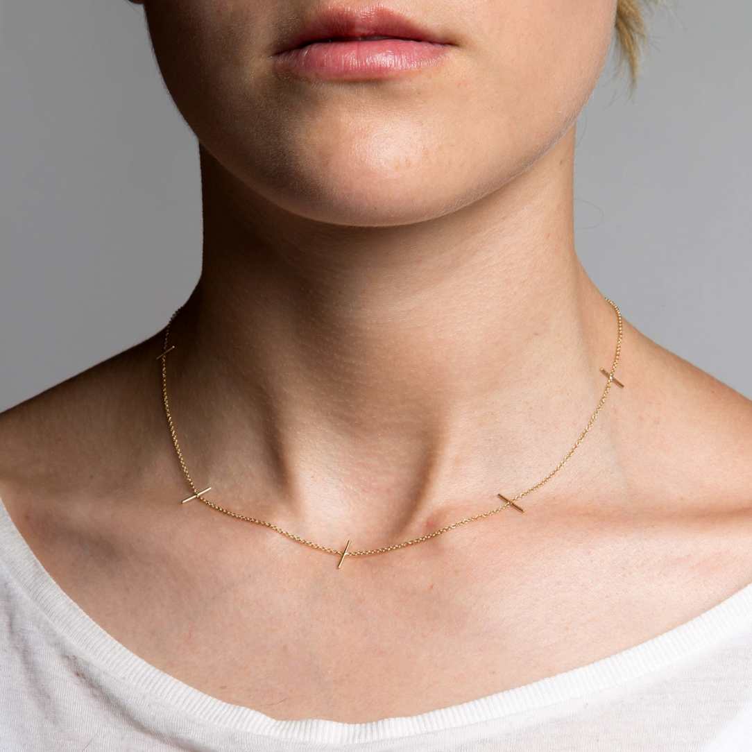 Multi Line Necklace