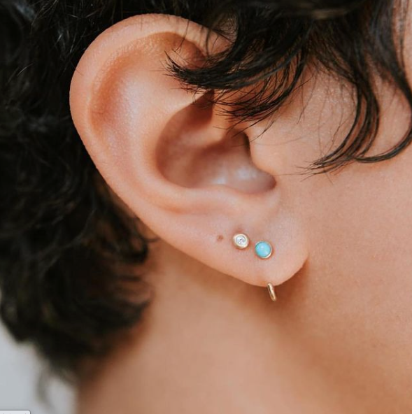 Diamond Drop Studs