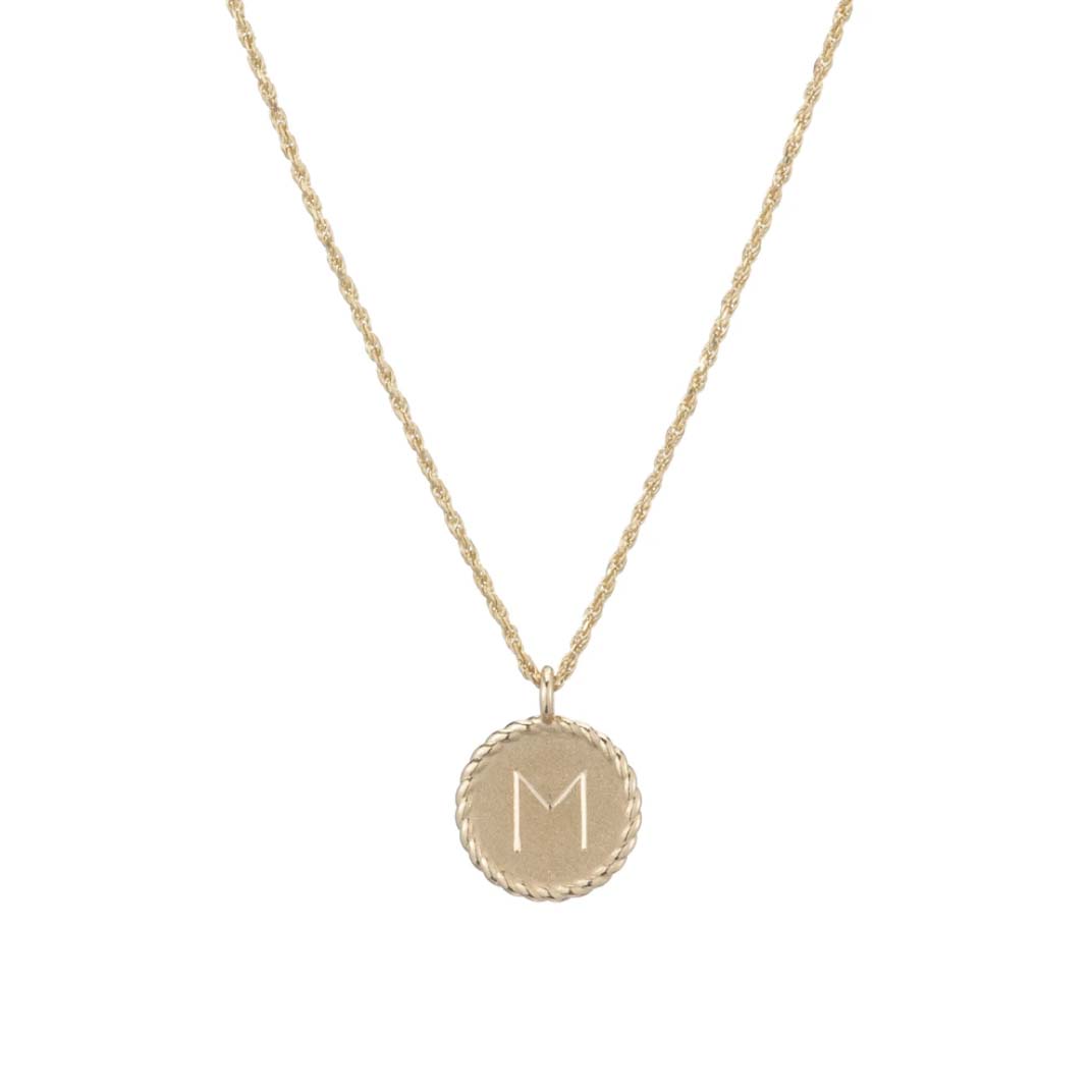 Mini Imperial Disc Pendant Necklace
