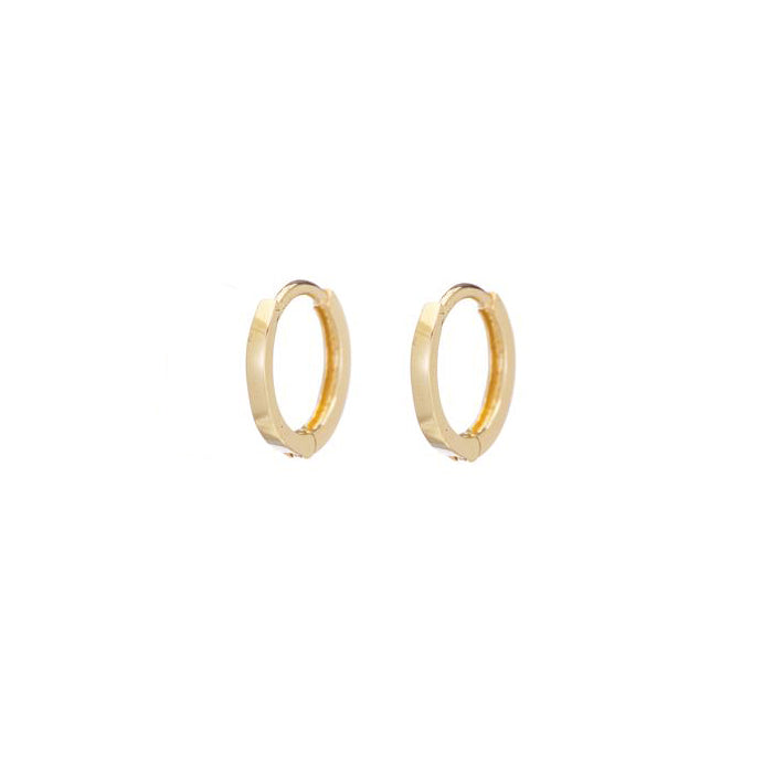 Petite Hoops - Yellow Gold - Shelter Jewelry Shop DC