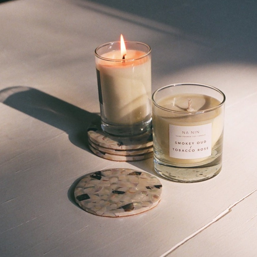 Smokey Oud & Tobacco Rose Candle