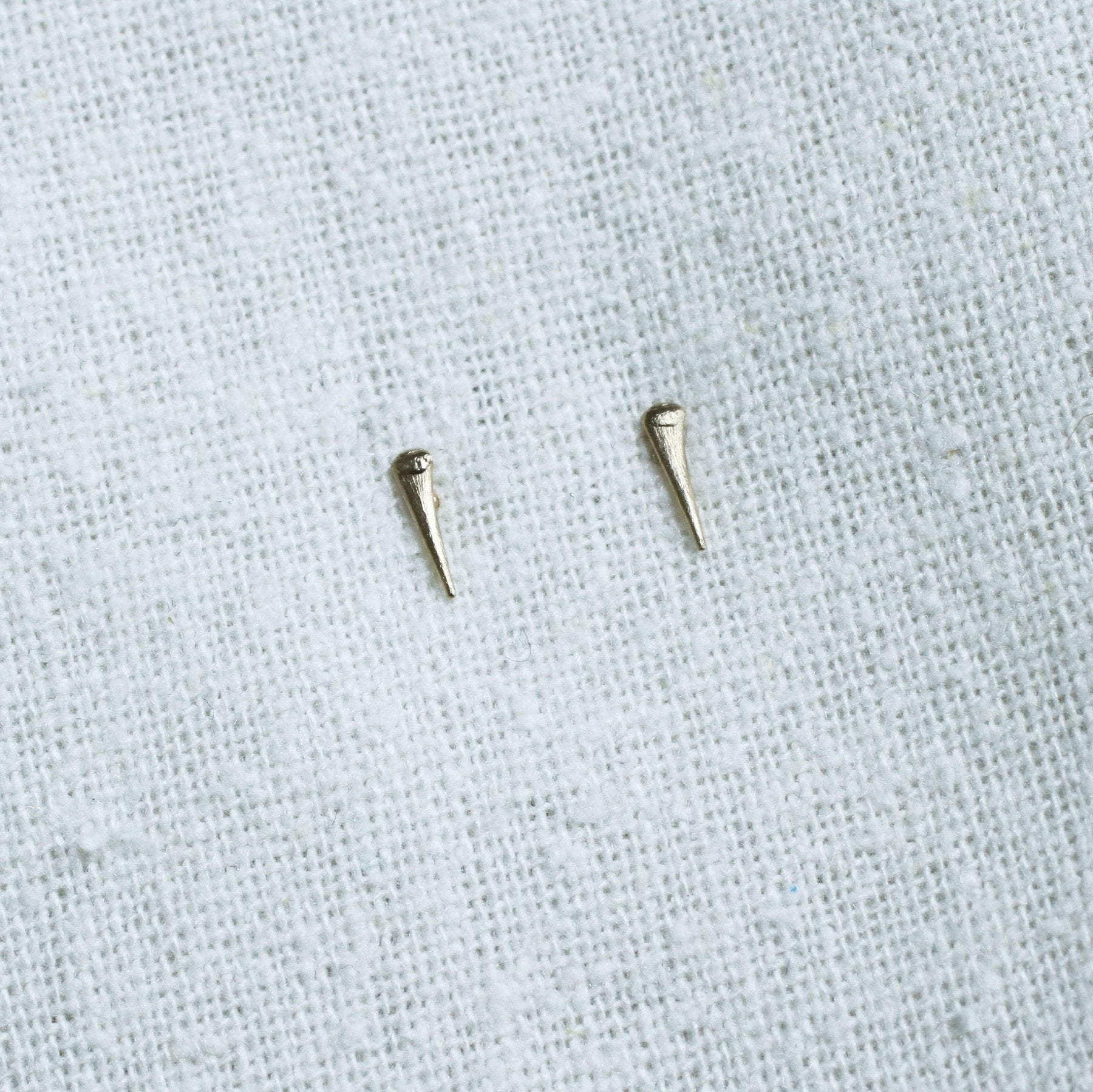 Wild Rose Thorn Studs - Gold