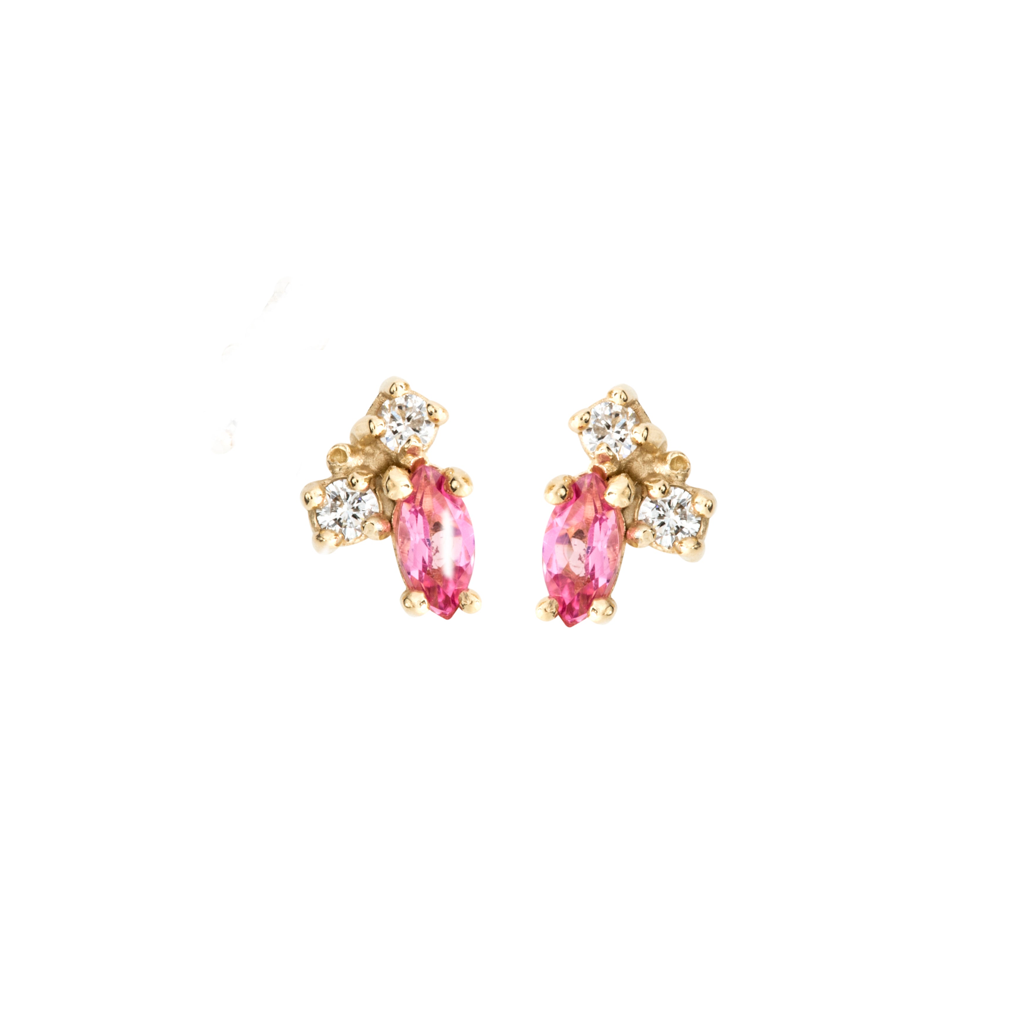 Birthstone Studs: Tourmaline (October)