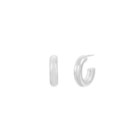 Rhodes Hoops - Silver