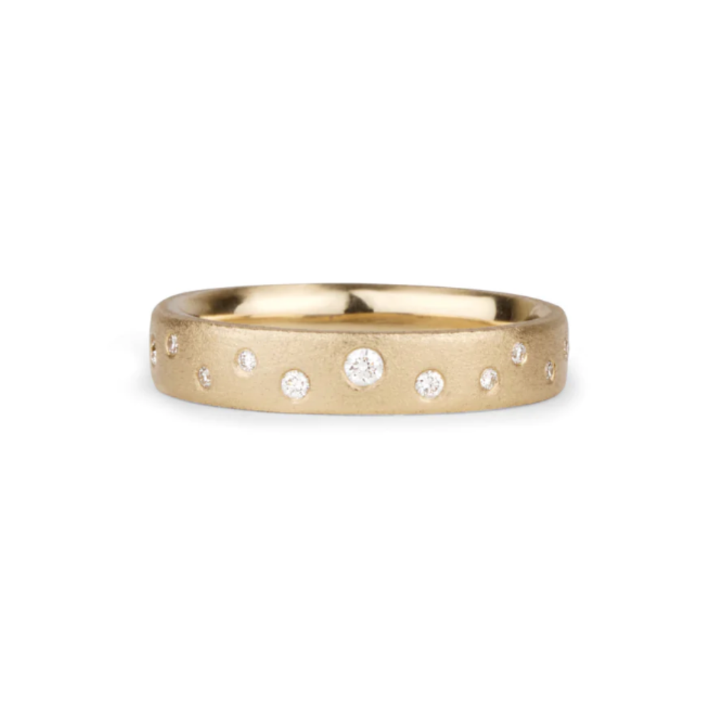 Tioga Gold + Scattered Diamond Band — Commitment, Curated