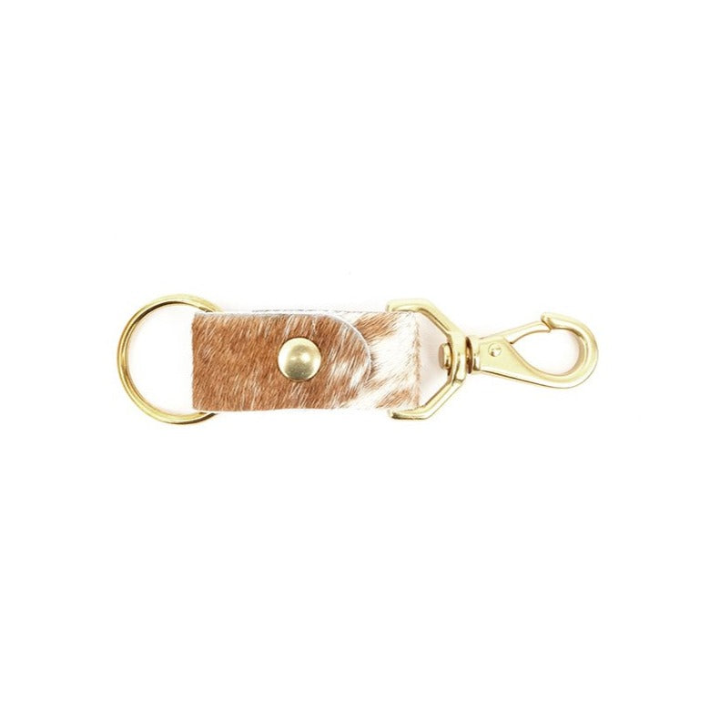 Caramel Speckled Keychain