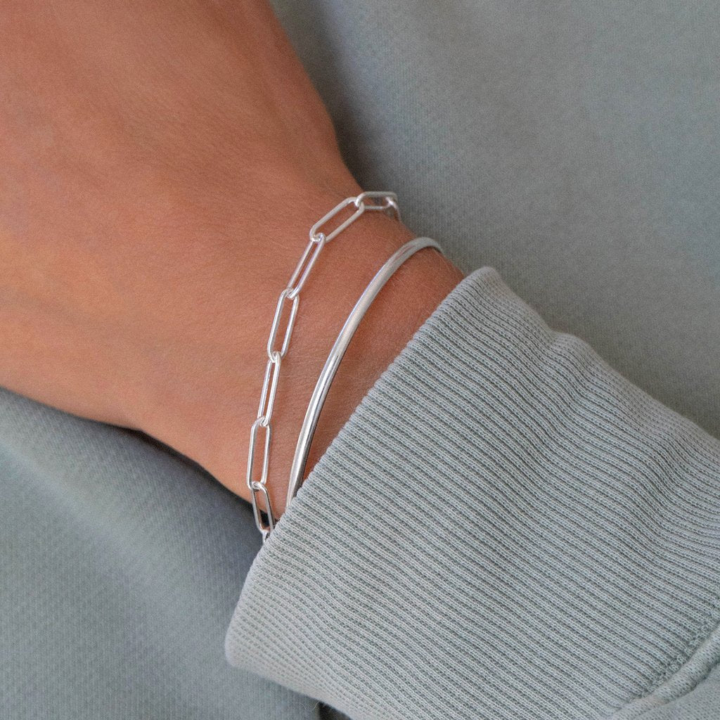 Hailey Chain Bracelet - Silver