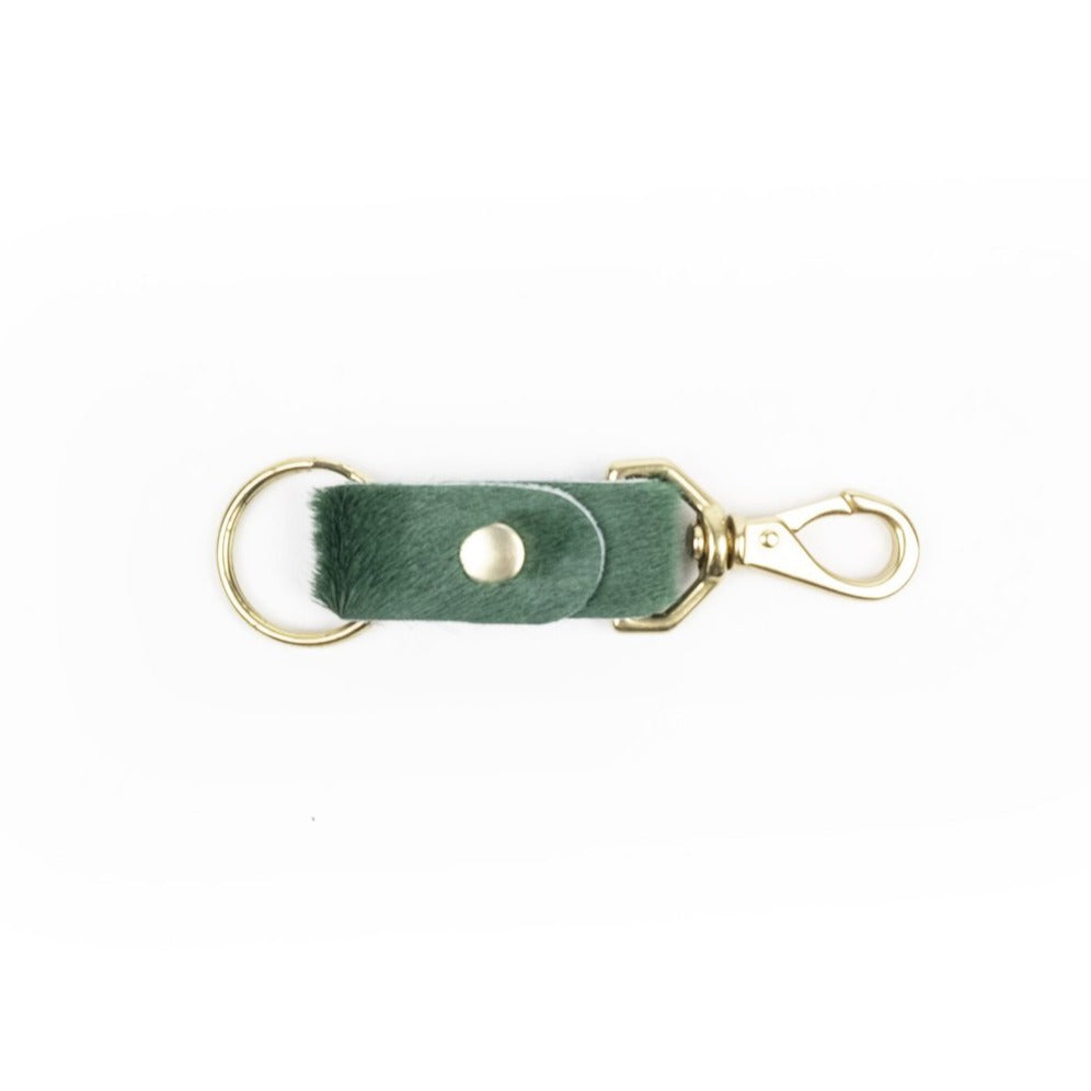 Kelp Cowhide Keychain