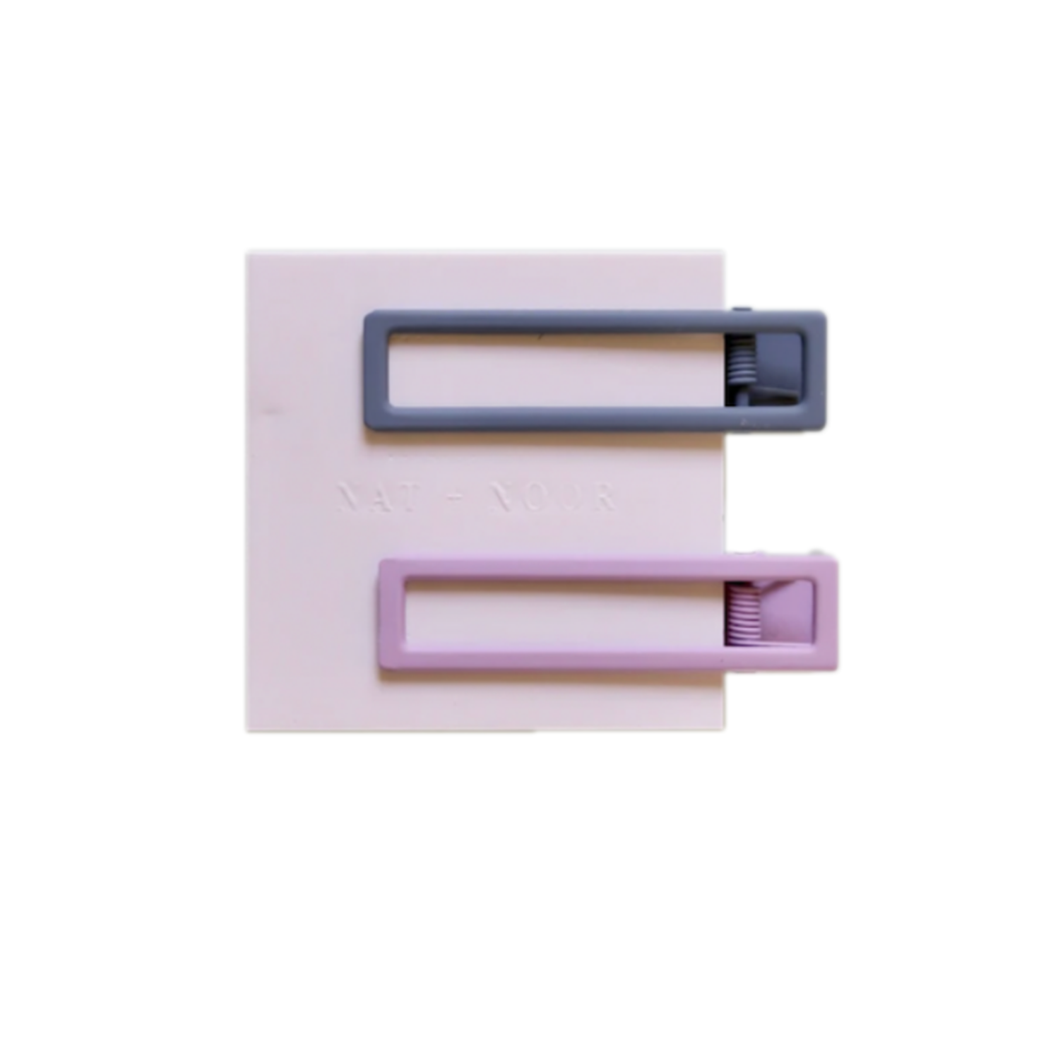 Hair Clips: Lu Lu In Lilac + Blue