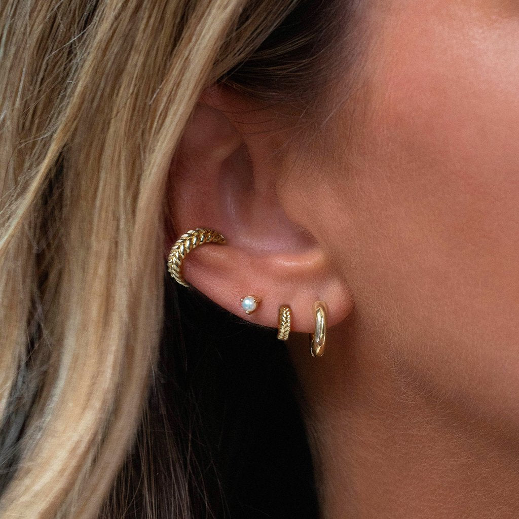 Braided Mini Hoops