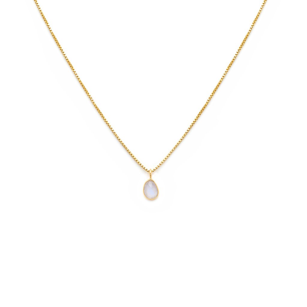Sofia Slice Necklace - Moonstone