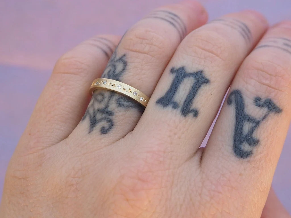 3mm Flat Celestial Band — Commitment, Curated