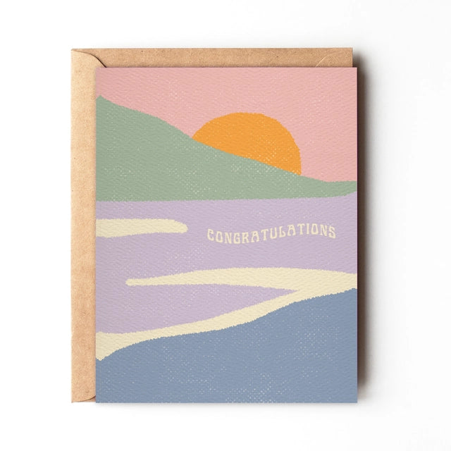 Beach Summer Congratulations Card