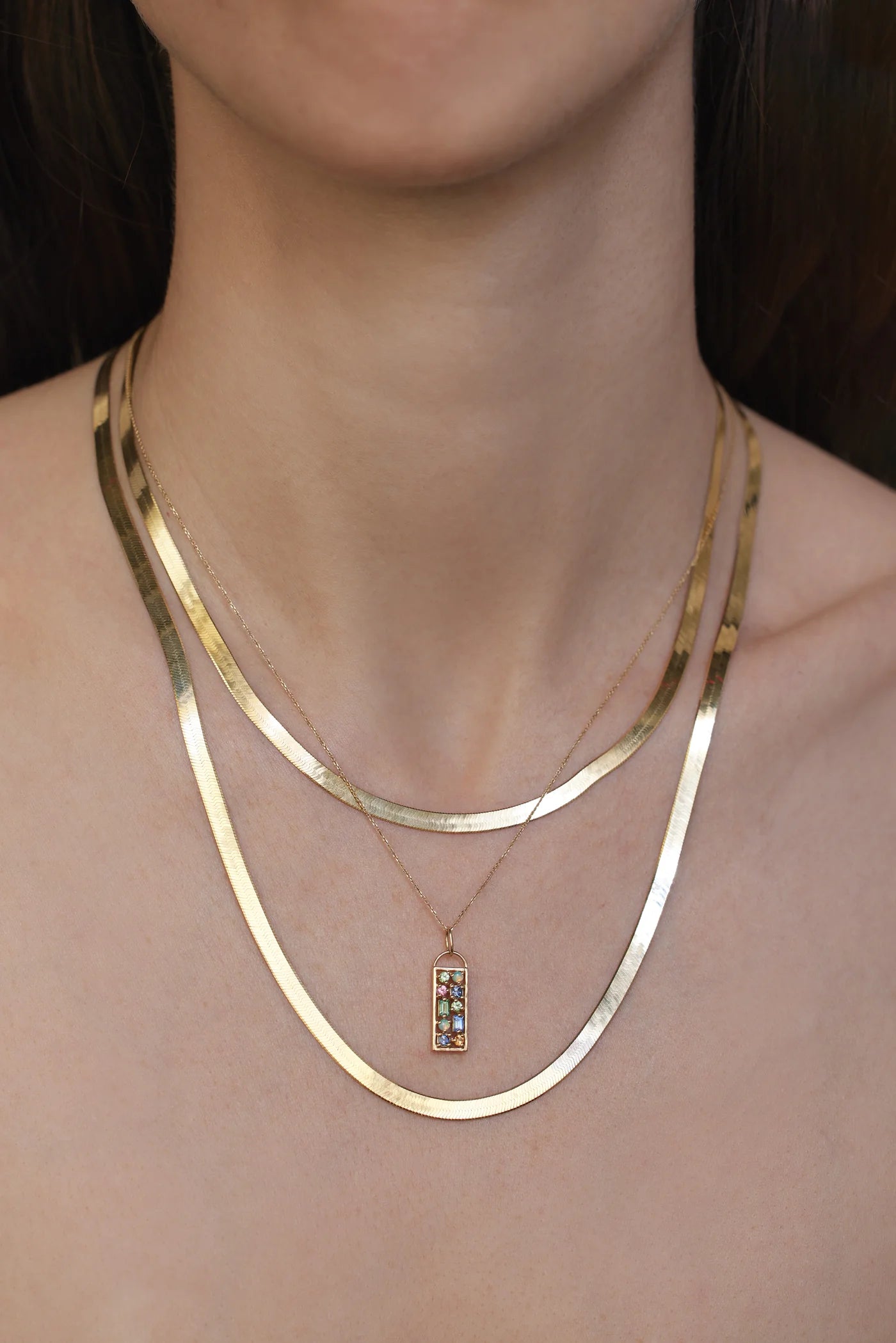 Ten Pendant Necklace