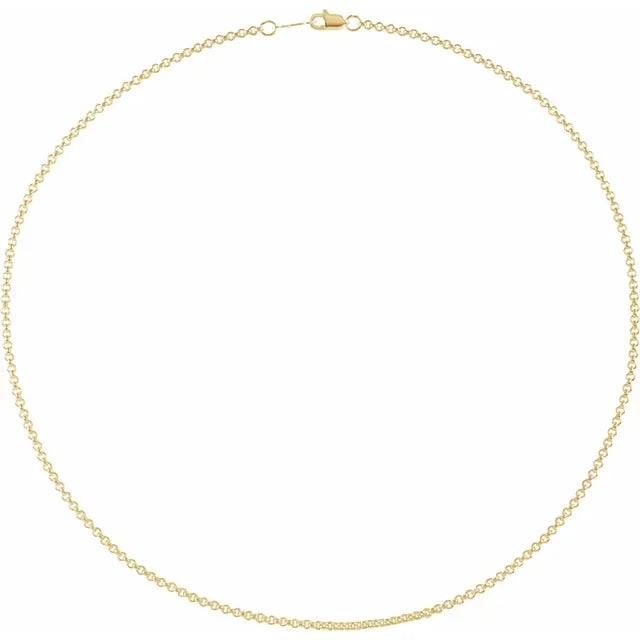 Goldfill 2mm Rolo Chain