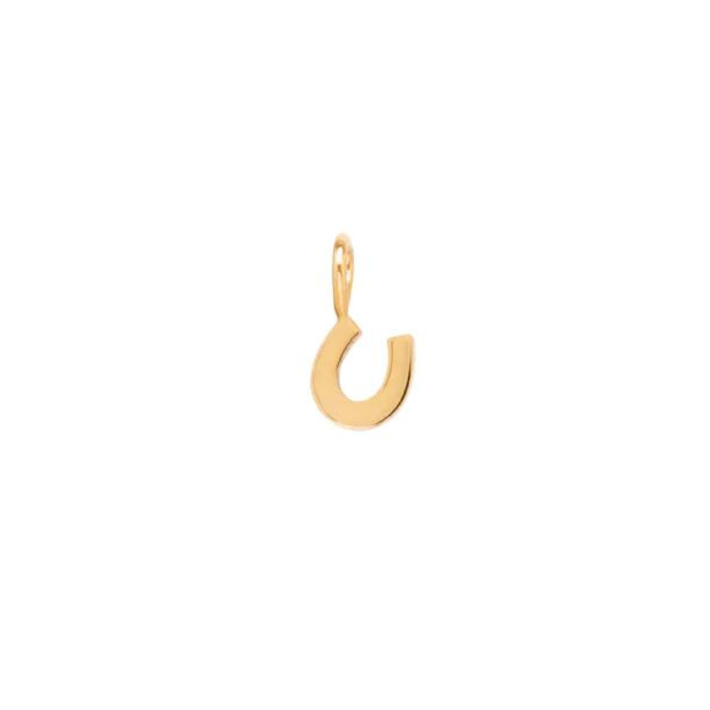 Welded Endless Bracelet - Gold Horseshoe Charm