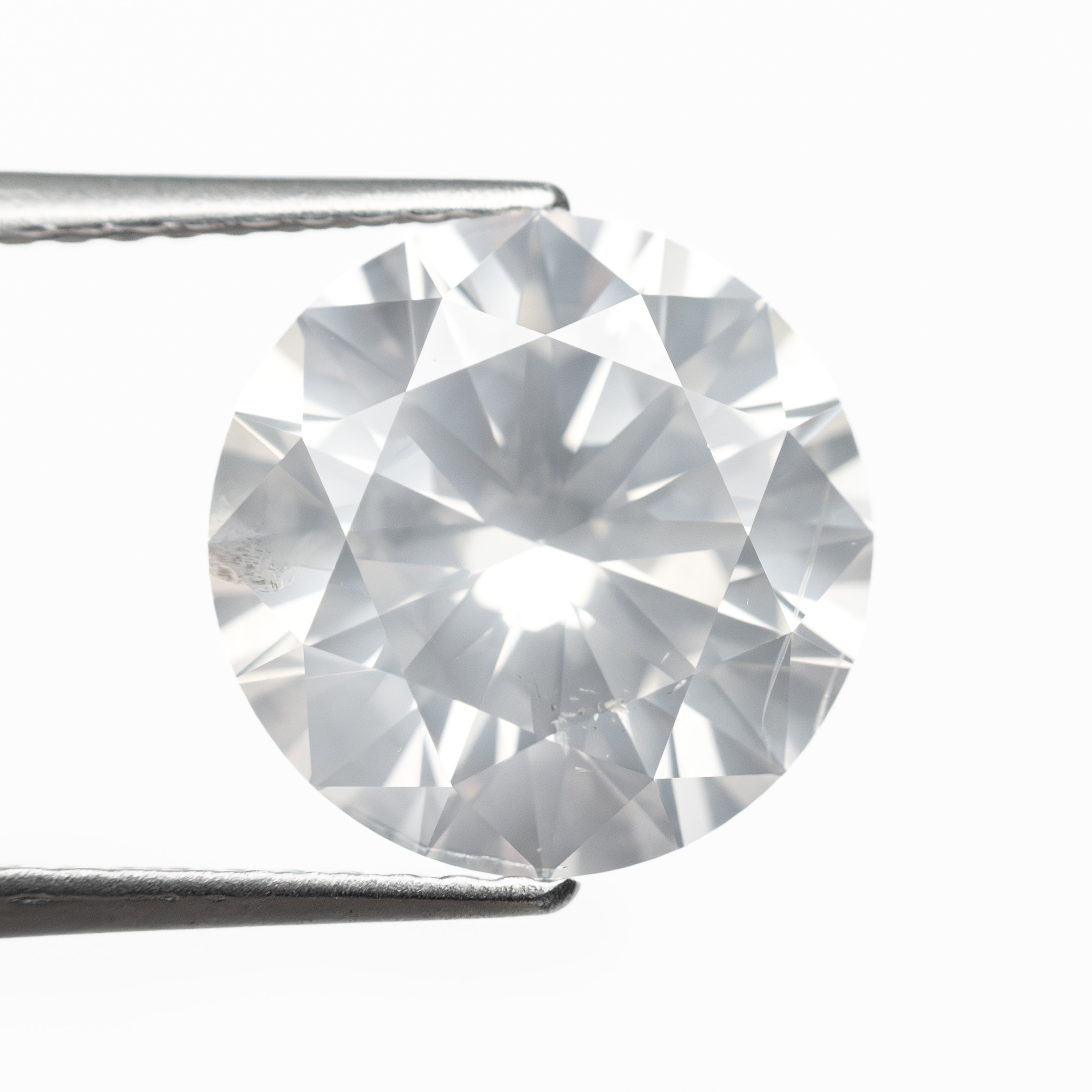4.00ct 10.13x10.12x6.25mm GIA I2 Fancy White Round Brilliant 19263-01