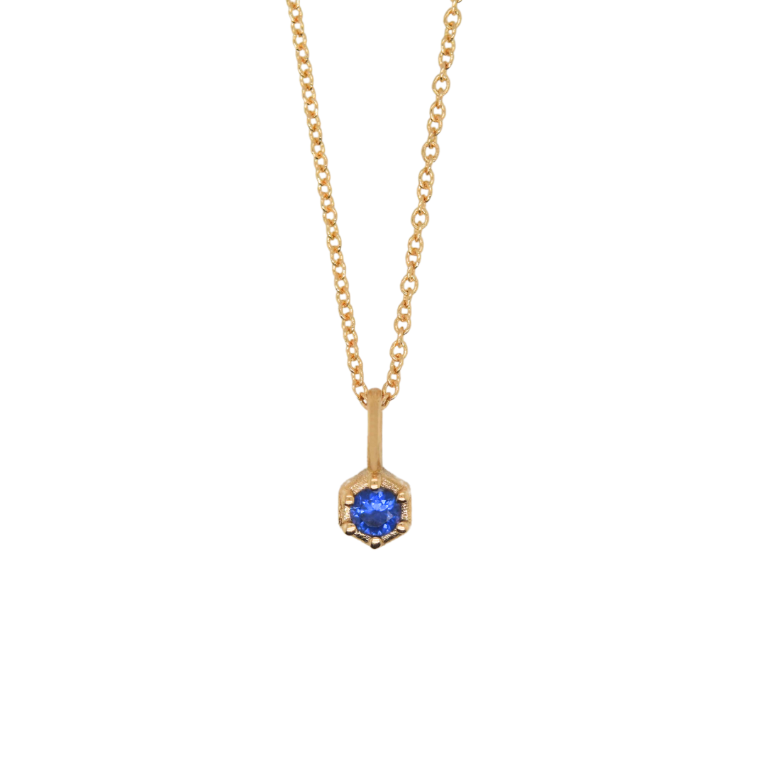 Birthstone Pendant - Sapphire