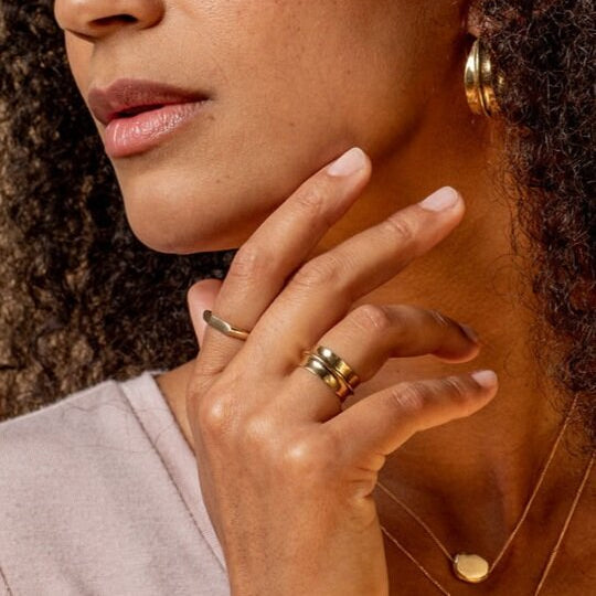 Gold Sahara Ridge Ring