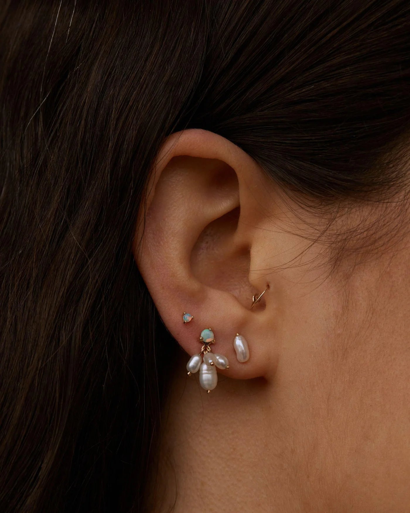 Opal + Pearl Cloudburst Earrings