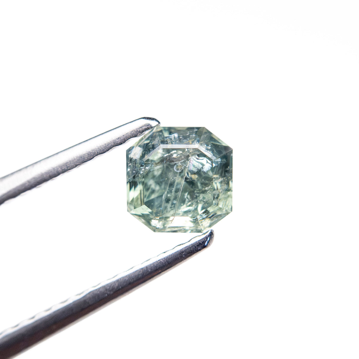 0.87ct 5.05x4.99x3.84mm Cut Corner Square Step Cut Sapphire 23903-19