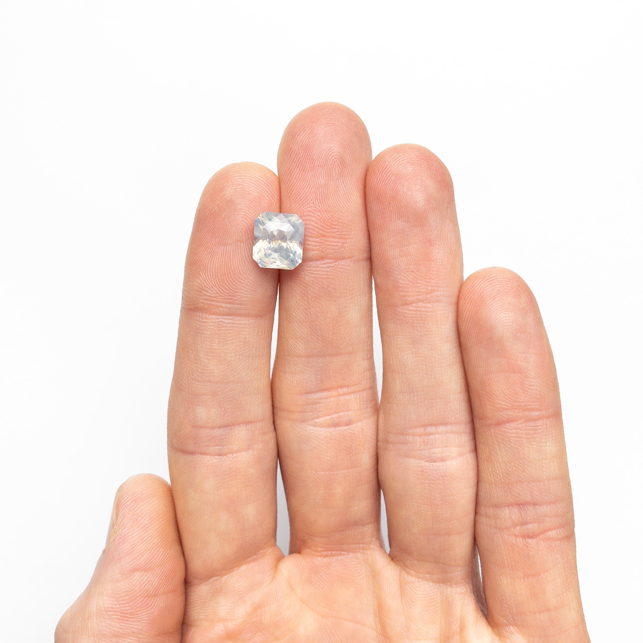 5.44ct 9.47x8.46x7.30mm Cut Corner Rectangle Brilliant Sapphire 26397-01