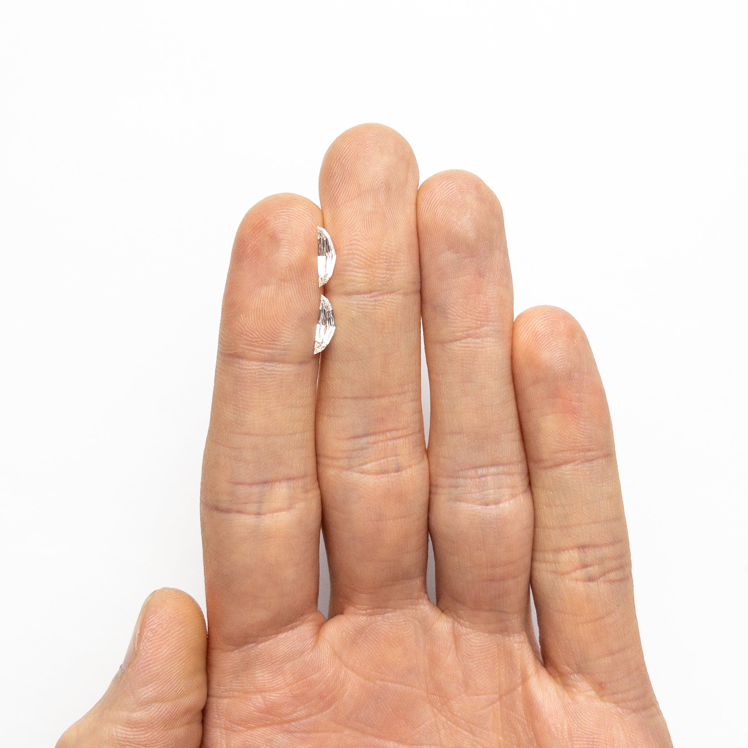 0.60cttw 2pc 9.66x2.85x1.41mm 9.80x2.91x1.55mm VS H Epaulette Step Cut Matching Pair 26751-01