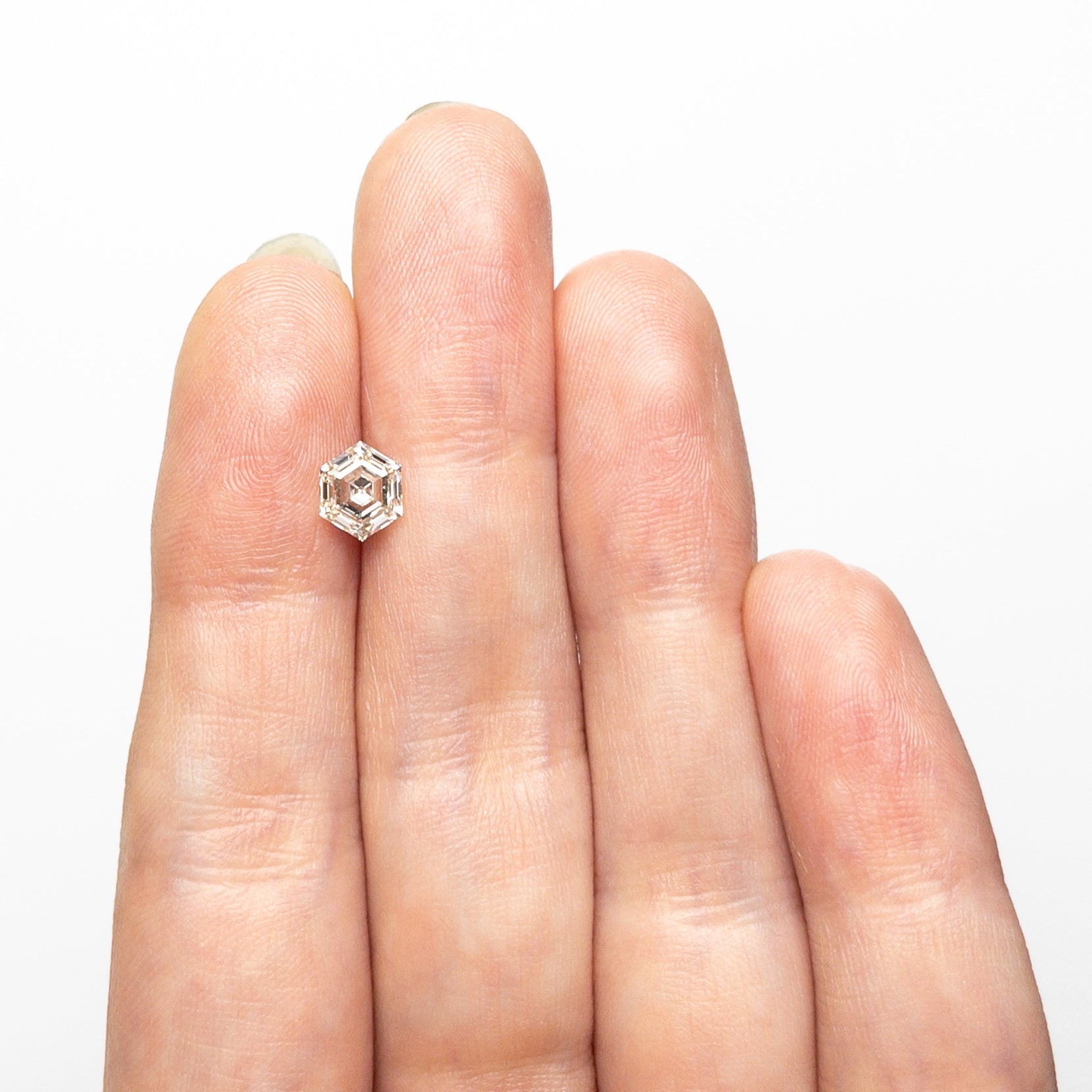 1.03ct 6.59x5.42x3.58mm SI1 M-N Hexagon Step Cut 🇨🇦 26848-01