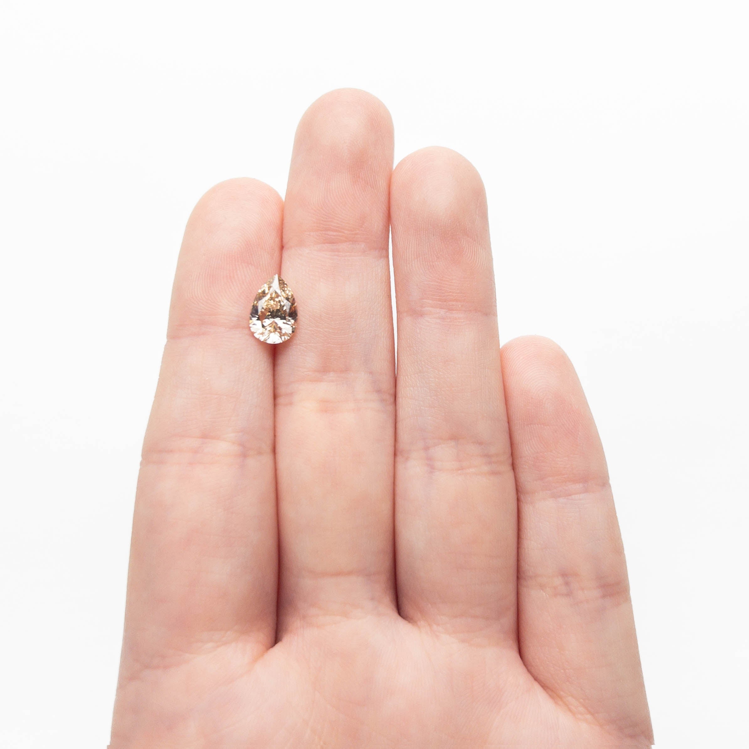 1.73ct 10.01x6.72x4.28mm VS2 C3 Pear Brilliant 27387-01